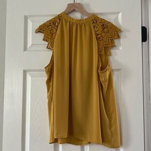 Gold/yellow dress tank